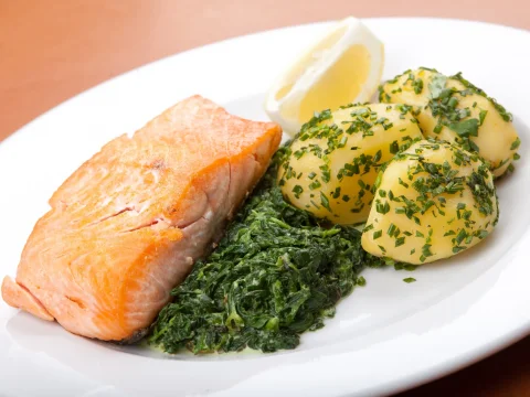  Menüvorschau Lachs mit Kartoffeln