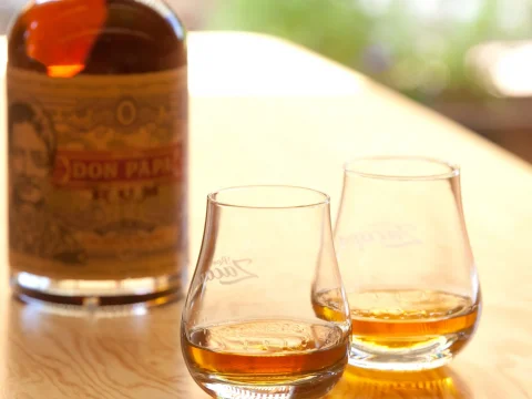 große Auswahl an Rum